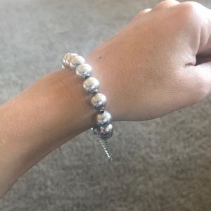 Silpada sterling silver ball bracelet.